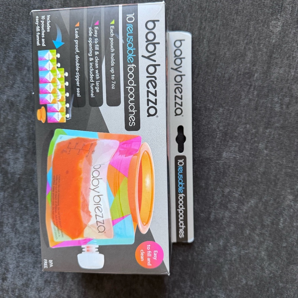 Baby Brezza Reusable Food Pouches
